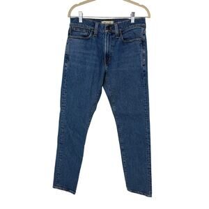Madewell Athletic Slim Jeans Men 30x30 Blue Casual Classic Tapered